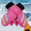 2-5 let Nepromokavé dětské lyžařské rukavice Zimní cyklistické rukavice Protiskluzové rukavice Teplé silné fleecové rukavice na snowboarding