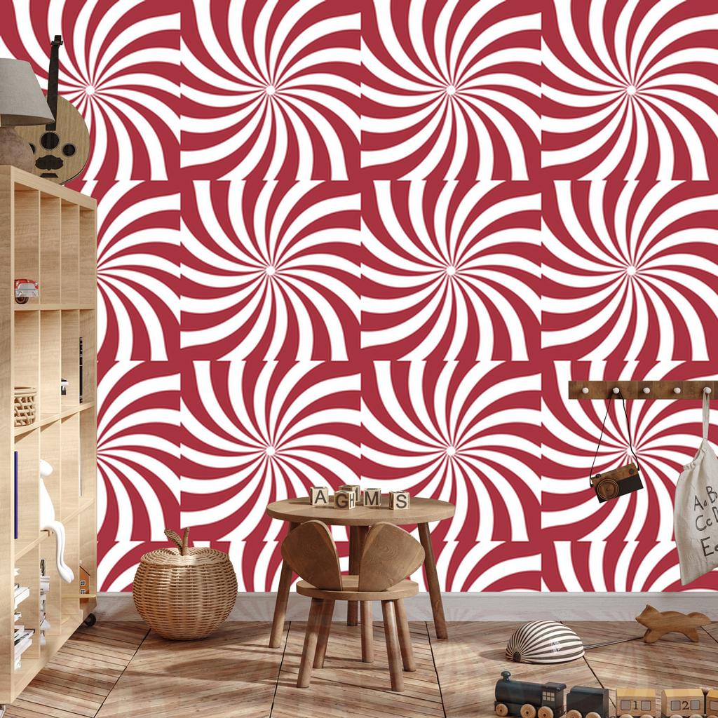 Hippie background red wallpaper for living room and bedroom 50x1000