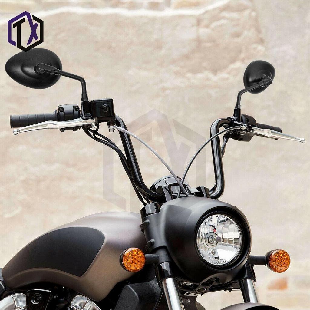 Compatible Rearview Mirror Reflector for Indian Chief Dark Horse, Scout Bobber, and Chieftain