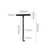 latikaly Motorcycle T-type Spring Hook Motorcycle Parts Tension Spring Tool