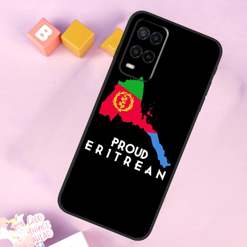 Eritrean Flag Case For Oppo A60 A80 A40 A15 A16 A17 A57 A94 A74 A54 A76 A96 A18 A38 A58 A78 A98 A5 A6 Pro