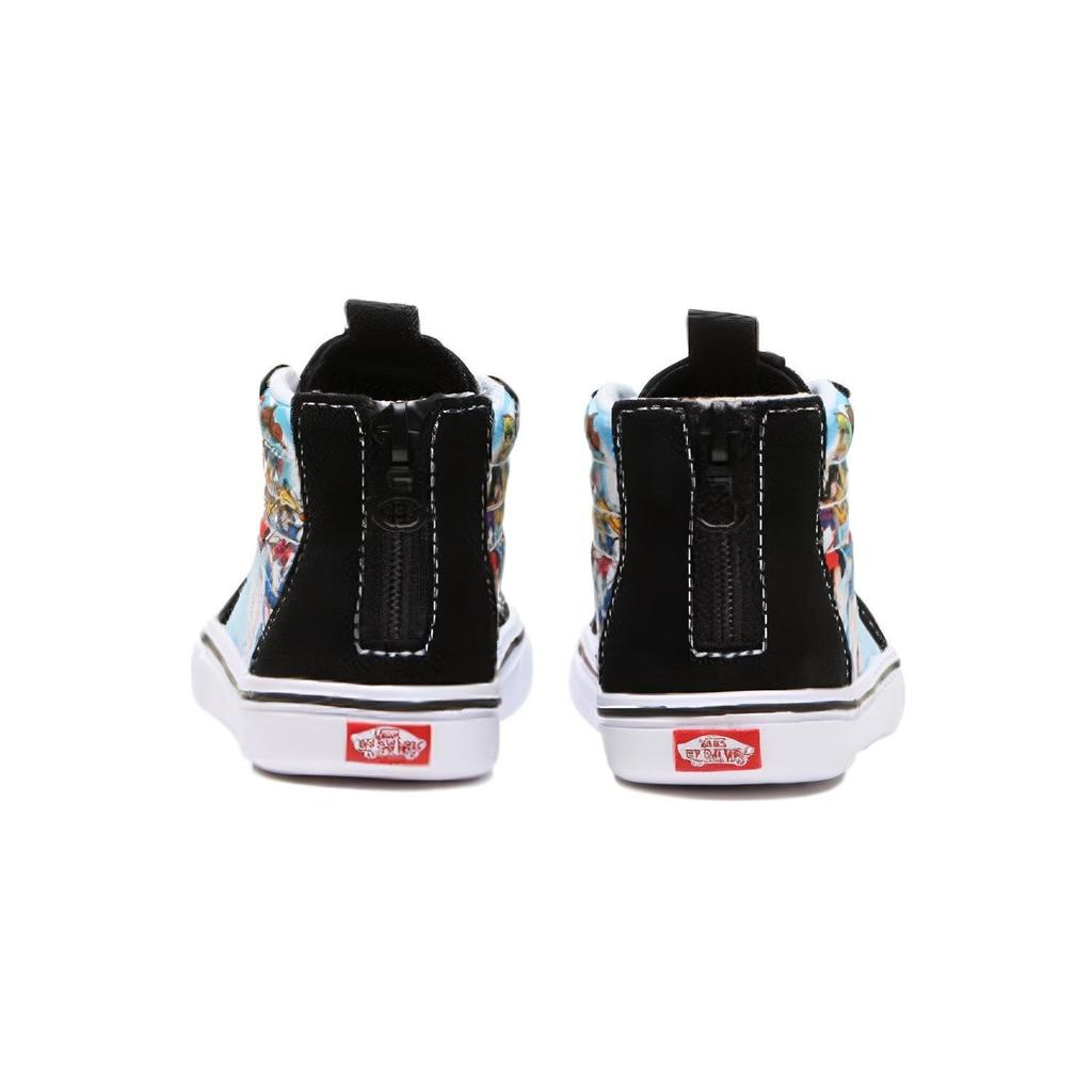 Vans Sailor Moon X Sk8-Hi Zip ComfyCush Toddler Pretty Guardian Baby Sneakers Black Multi VN0A4VJNSKQ