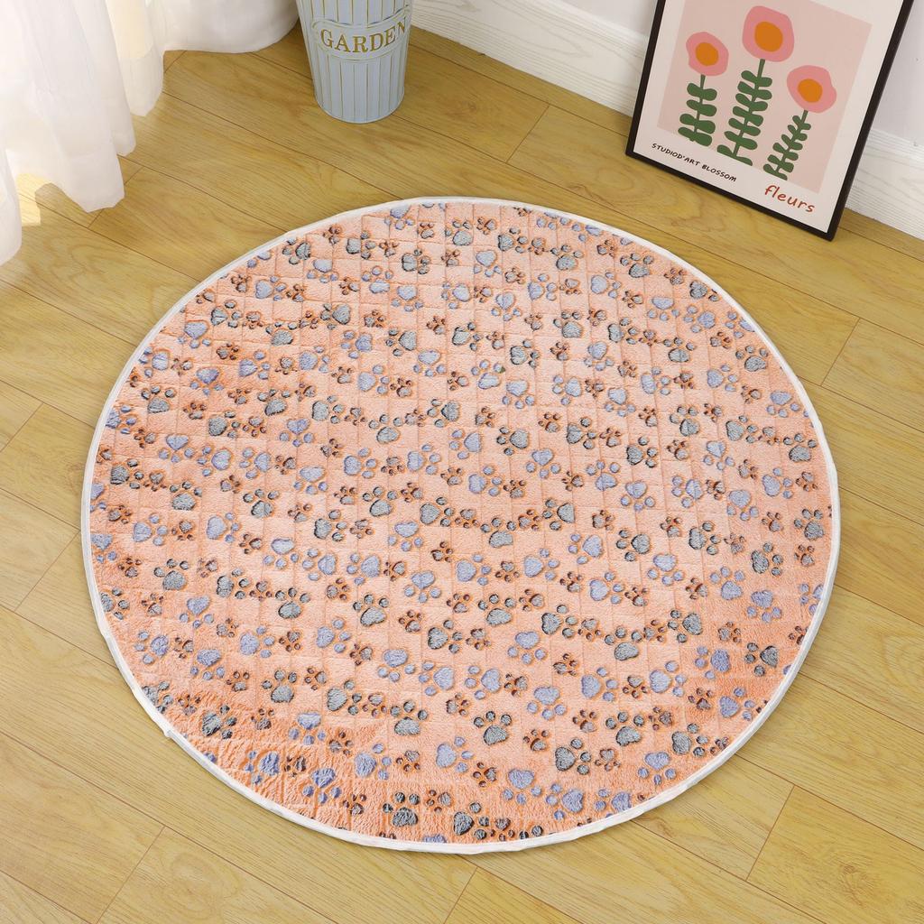 All Seasons Universal Waterproof Dog Pad Round Machine Washable Urine Sewage Non-slip Breathable Car Pad Recycled Pet Pad