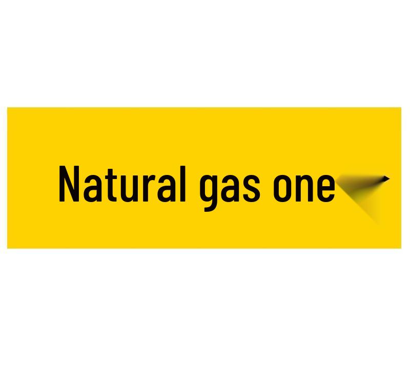 Taili National Standard Reflective Natural Gas Pipeline Labels