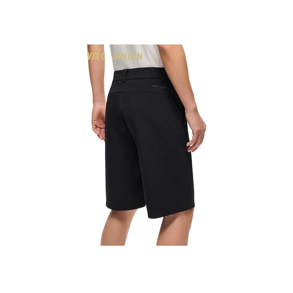 Anta Champion All-Weather Series Simple Solid Color Straight Casual Shorts Men Shorts Pine 152520505-1