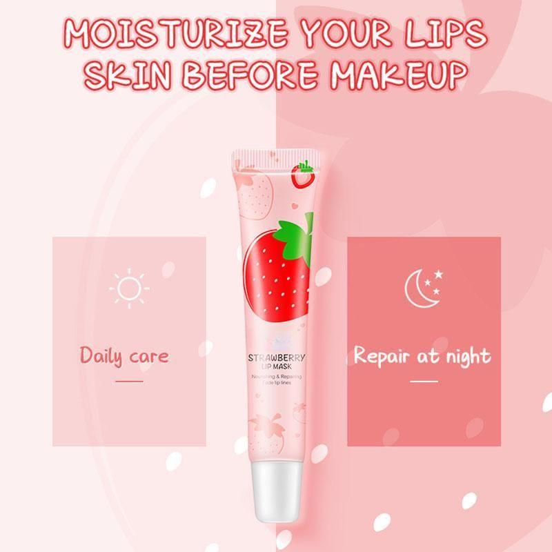 Balsamul de buze hidratant cu capsuni dulce previne uscarea si craparea, lasand buzele delicate si suple.