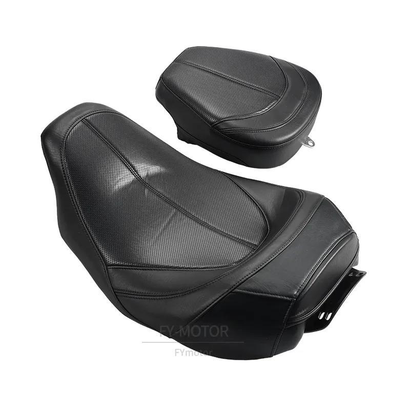 Motorcycle Low-Profile Two-Up Seat Fit For Harley Touring CVO (Street Glide, Road King Special, Classic) 2009-2023