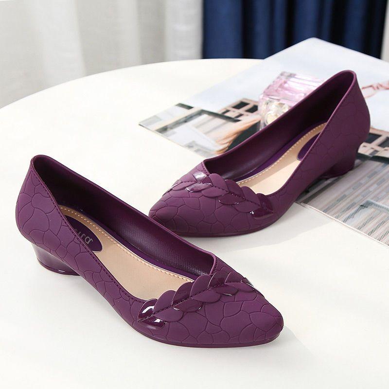 Módní boty v korejském stylu, voděodolné, pro ženy, na léto, s mělkým výstřihem, pro dospělé, pracovní gumové boty pro venkovní nošení, protiskluzové návleky