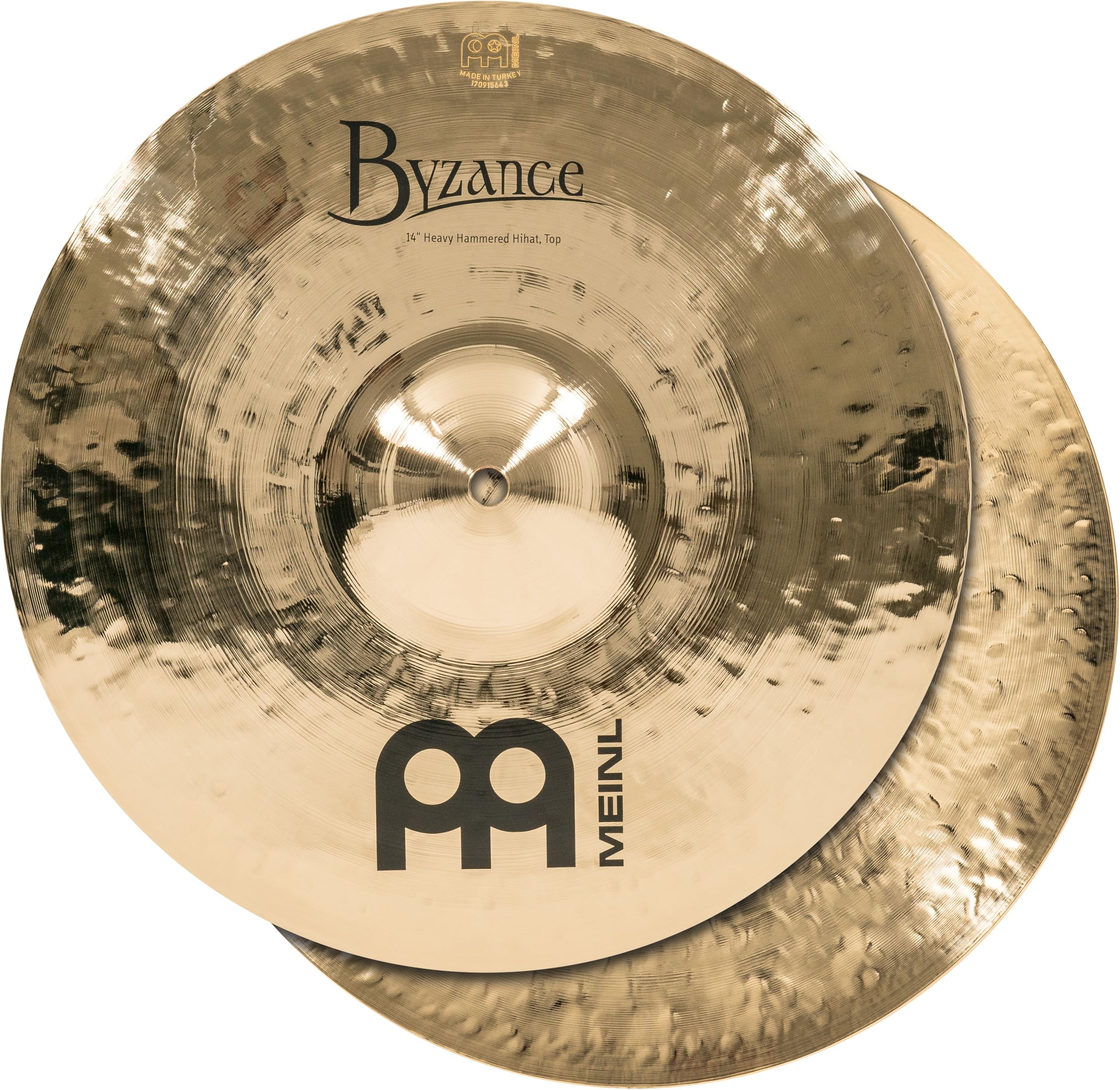 

MEINL Cymbals Byzance Brilliant Series Тарілки Важко ковані Хай-хети 14 B14HHH-B []