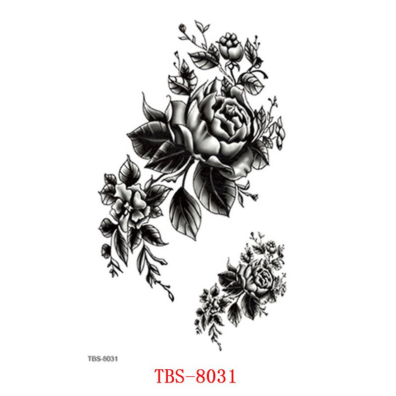 Waterproof Tattoo Sticker, Small Flower Arm, Totem, Semi-Permanent Tattoo Sticker Tattoo