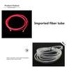 9 in 1 RGB LED Optical Strip Light Bluetooth App Control 12V Car Styling