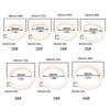 8Pcs Bikes Front Fork Oil Seal Sponge Foams Rings Bikes Front Fork Sponge Rings