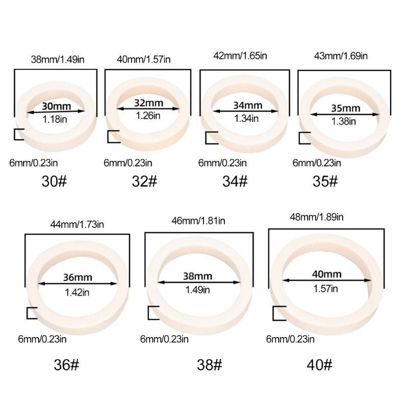 8Pcs Bikes Front Fork Oil Seal Sponge Foams Rings Bikes Front Fork Sponge Rings