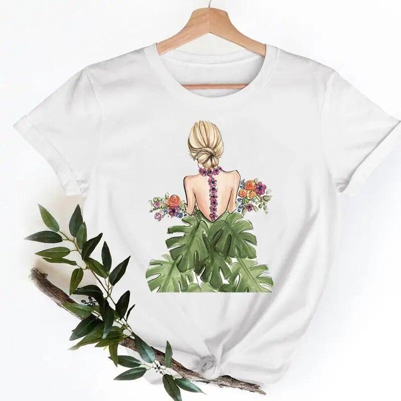 Dámské tričko Oblečení Slon Roztomilé Zvíře Láska Ležérní Móda T Ženy Krátký Rukáv Tričko Top Dámská Grafická Trička