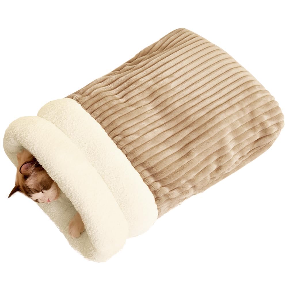 

Cat bed pet house sleeping bag futon semi-sealed