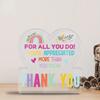 1pc Acrylic Sign Table Decor, Thank You for All You Do! You're Appreciated More Than You Know, Desktop Decoration for Home Farmhouse Living Room
