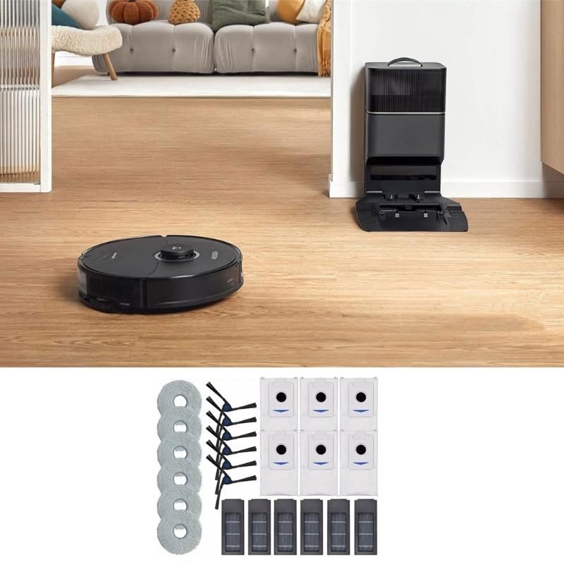 Vacuum Cleaner Mop Pads Replacement Set Vacuum Cleaner Side Brushes Vacuum Cleaner Spare Part for X2 X2pro Model