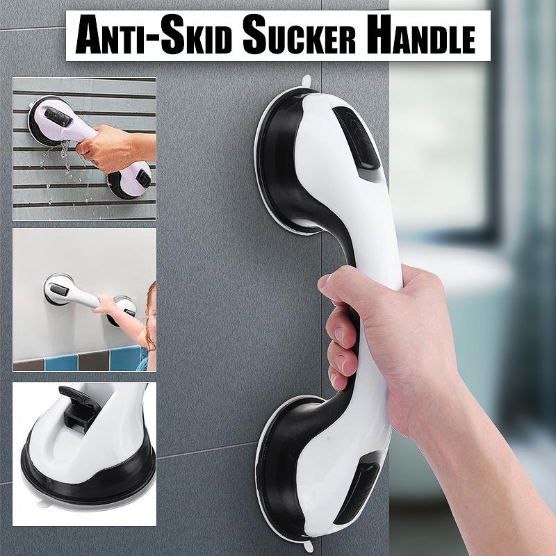 Safer Strong Grip Suction Handle Shower Tub Bathroom Safety Cups Mount