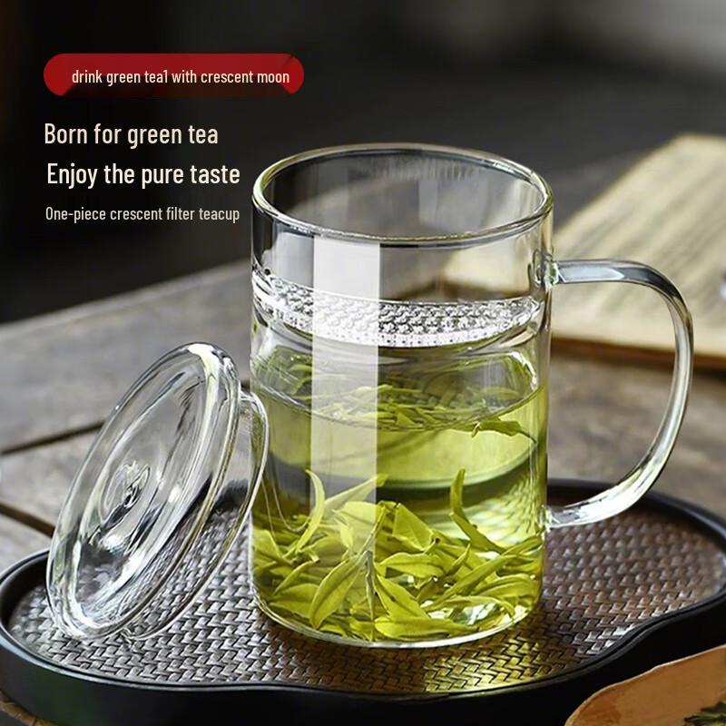 

Niya Glass Teacup with Lid and Handle