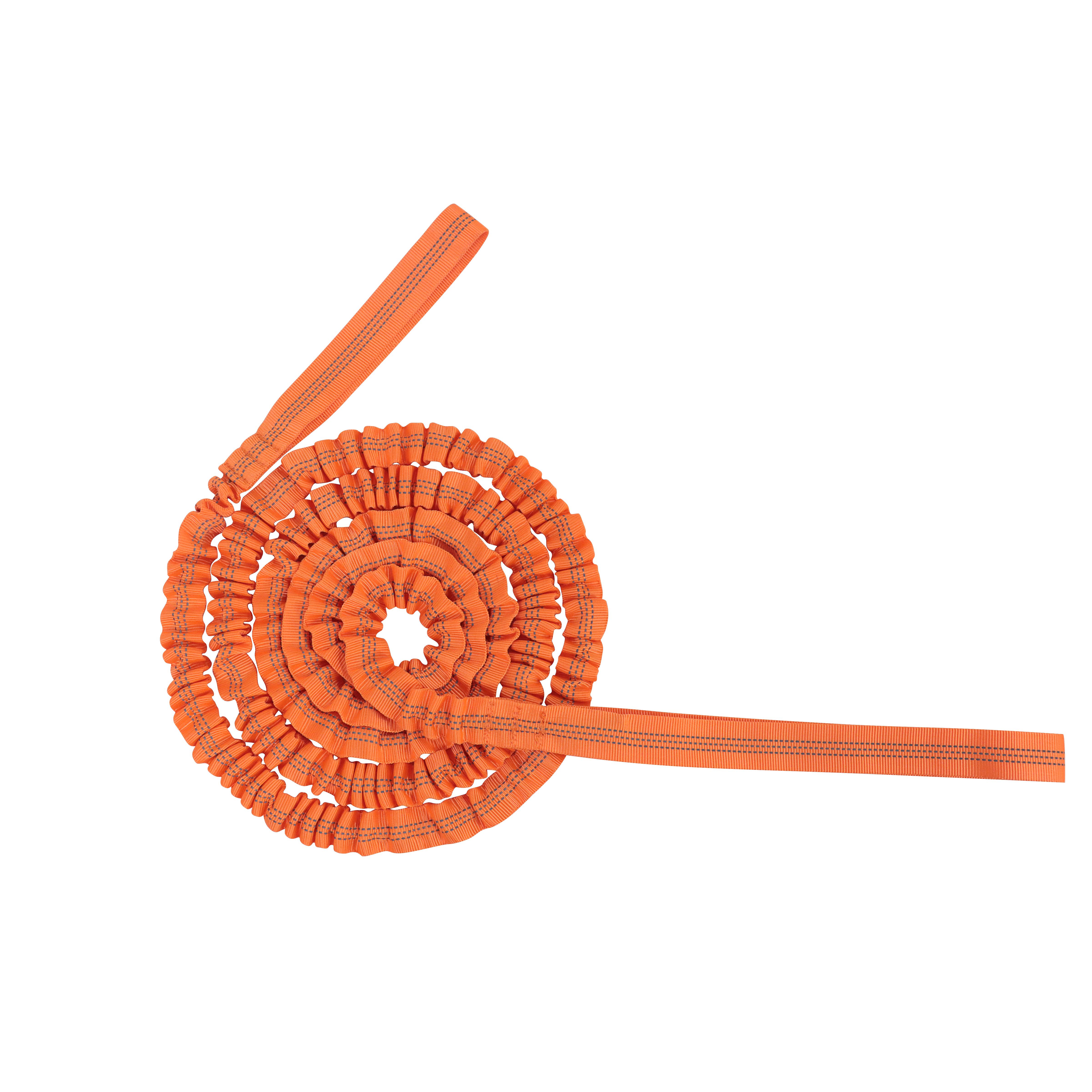 

Катание родителей и детей с помощью светоотражающего троса для буксировки велосипеда на открытом воздухе, эластичный телескопический трос для буксировки велосипеда 2.5M оранжевый