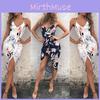 Elegantes Damen Blumen Maxikleid für Abendpartys und Strandtage