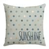 New Spring and Summer Pillow Case Small Fresh Modern Simple Plant Ocean Shell Home Pillow Case
