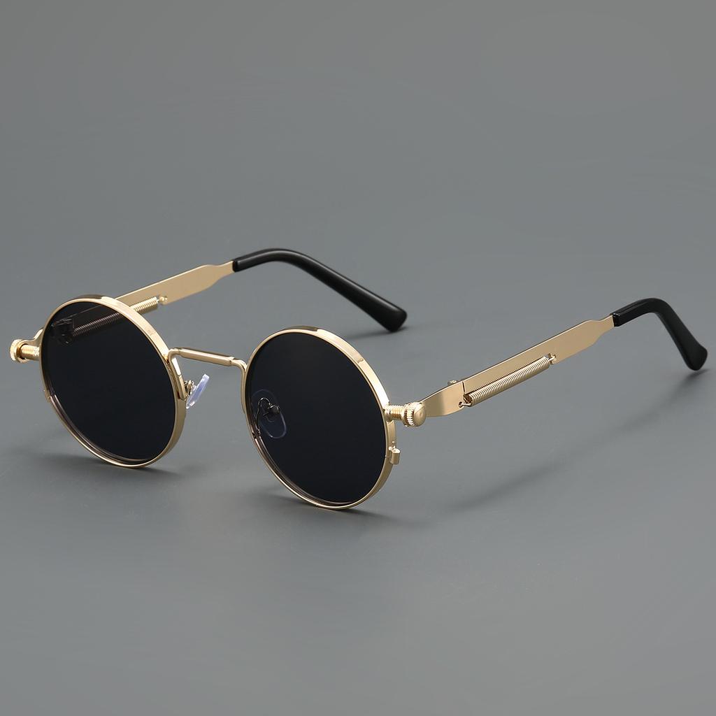 Neue Klassische Retro Runde Rahmen Myopie Sonnenbrille Steampunk Stil Sonnenbrille Hohe Definition Brillen Dioptrien 0 Bis -4.0