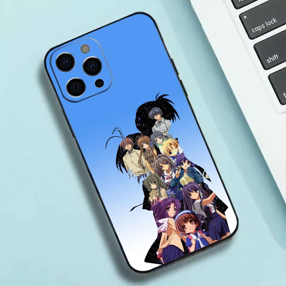 

C-Clannad Самый милый Аниме Чехол для Телефона Силиконовый Мягкий Для IPhone 17 16 15 14 13 12 11 X XR Plus Pro Max Plus iPhone15promax
