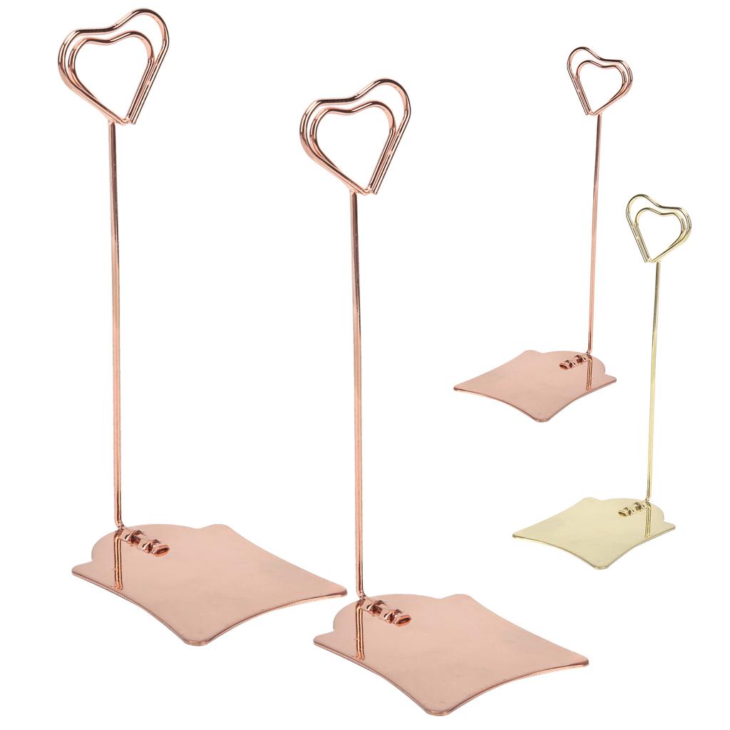 2Pcs Tisch Anzahl Halter Mehrzweck Name Karte Clips für Hochzeit Party Büro