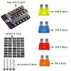 12-Way Blade Fuse Box with LED Warning Indicator Waterproof Cover for Car Boat RV