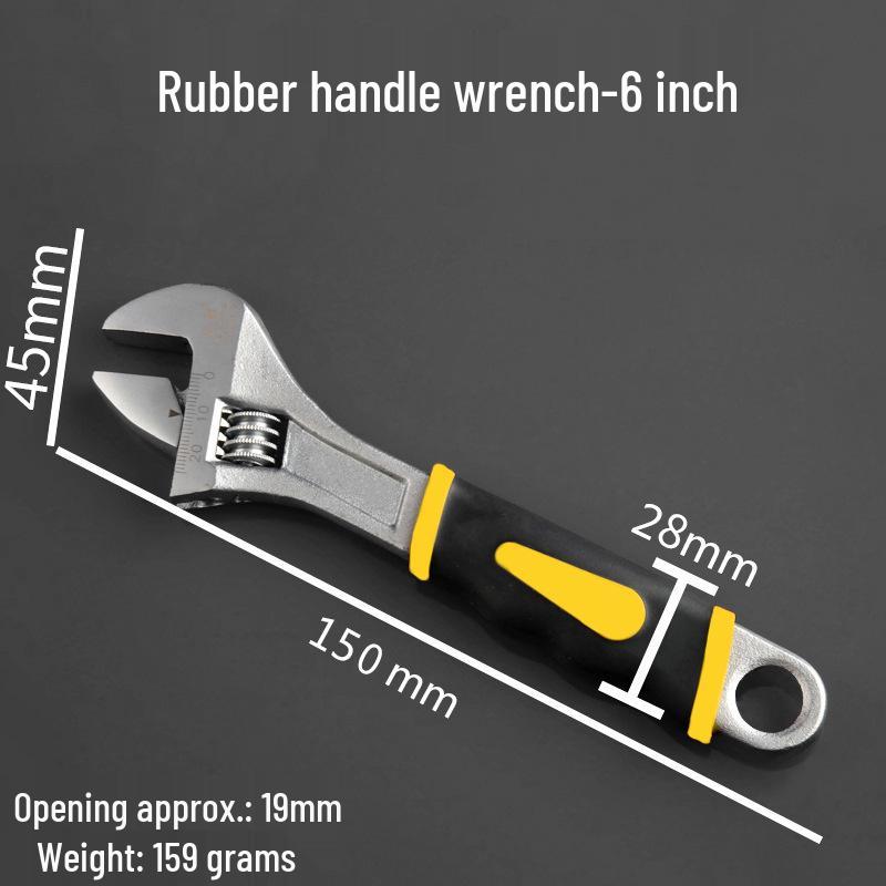 Multifunctional Insulated Mini Adjustable Jaw Wrench Set with Short Handle - Free Shipping