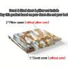 3pcs Bedding Set 3D Printed Down Comforter Cover Set 1pc Comforter Cover 2pcs Pillowcases Without Core Ultra-Soft Comfortable