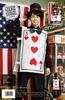 Clear Stone Party City Cosplay Trump Heart Unisex White Red Mr.