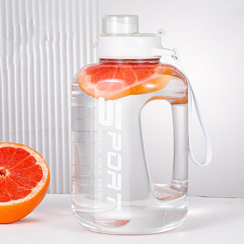 Large Capacity Sports Kettle, Outdoor Fitness Ton Bucket, Heat-resistant Portable Straw Water Cup