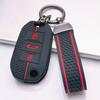 Key Fob Cover for Peugeot 3008 5008 208 308 408 508 4008 C3 with Keychain Anti-Scratch Surface Shockproof Structure Soft Grip Texture