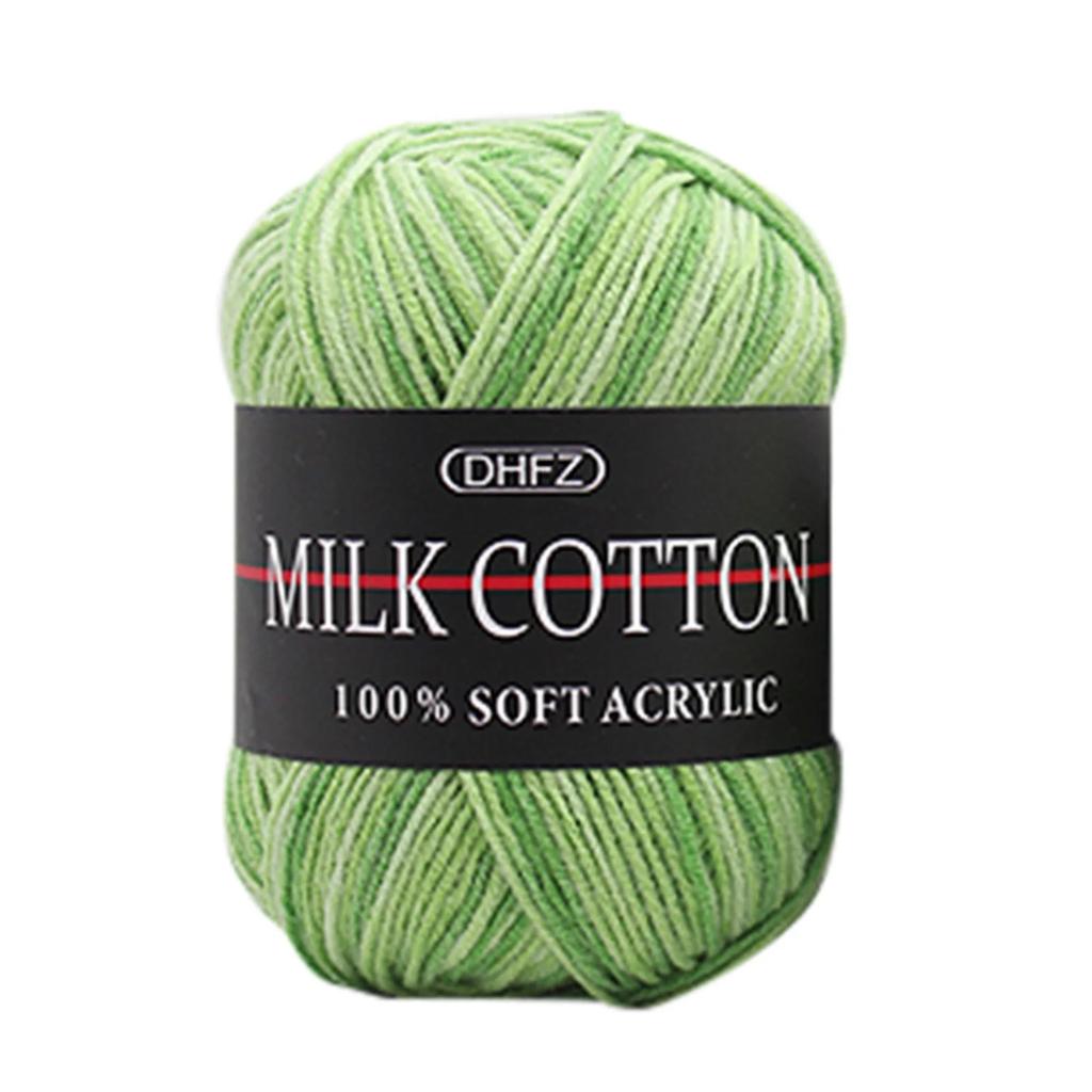 Colorful Hand Knitting 50g Knitting Crochet Milk Soft Baby Cotton Wool Yarn