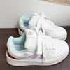 White Powder Moon Thick Sole Letter Low-top Men's and Women's Board Shoes Guochao Niche Design Casual Couple Bread Shoes