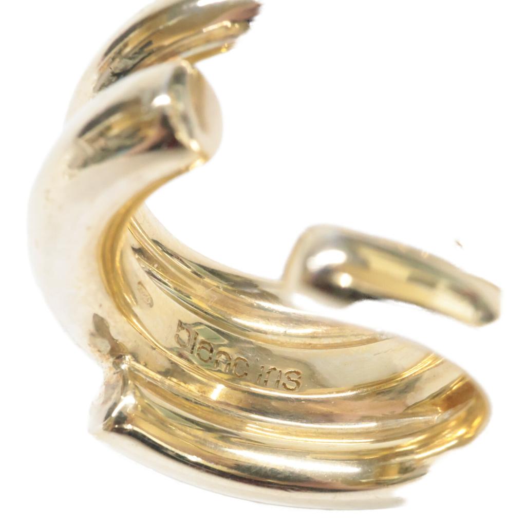 Blanc Iris 925 Circle Ring Ring Gold platedUsed