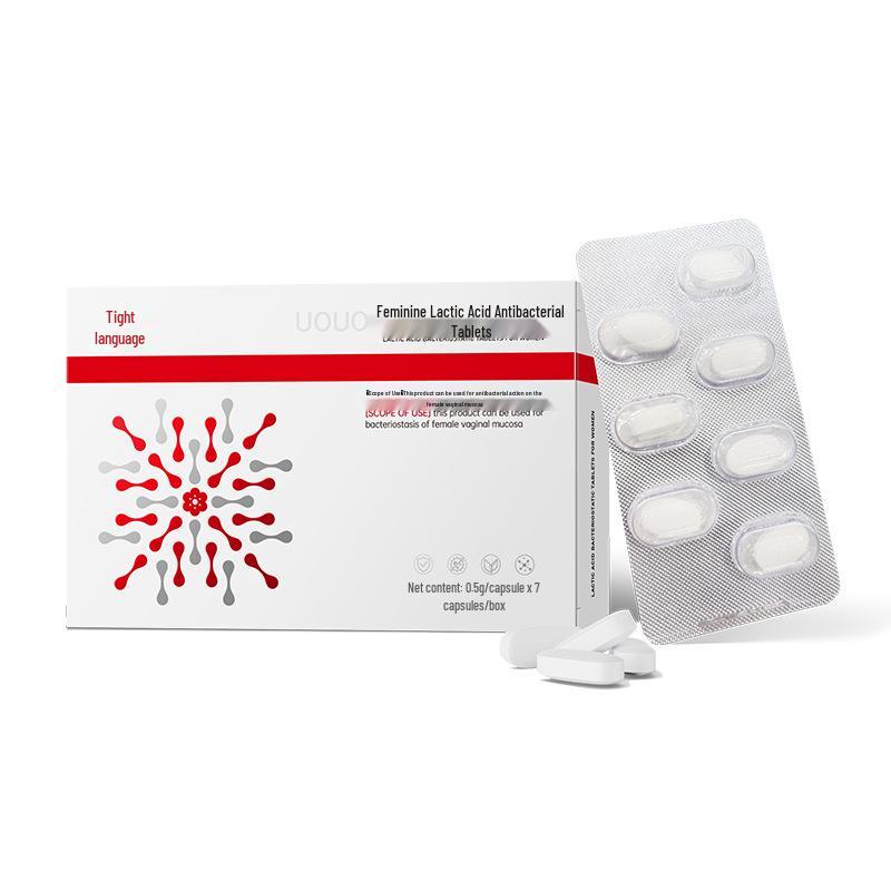 Ujędrniające tabletki do higieny intymnej z kwasem mlekowym UOUO: Nawilża, Oczyszcza, Równoważy florę