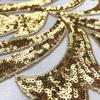 3D Flower Sewing Supplies 40*19CM Bodice Applique Fabric Fashion Elegant Sequin Patches