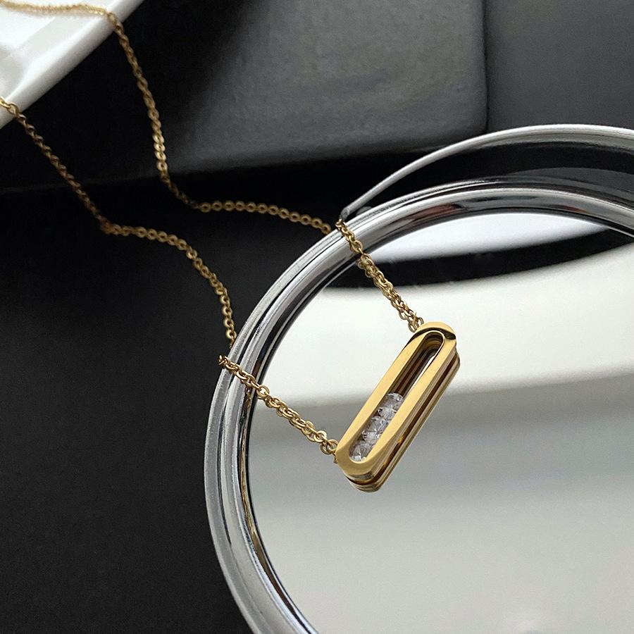 Luxurious Exquisite Diamond-set Bracelet Necklace Set For Fashionable Zircon For Women To Wear During Summer Travel