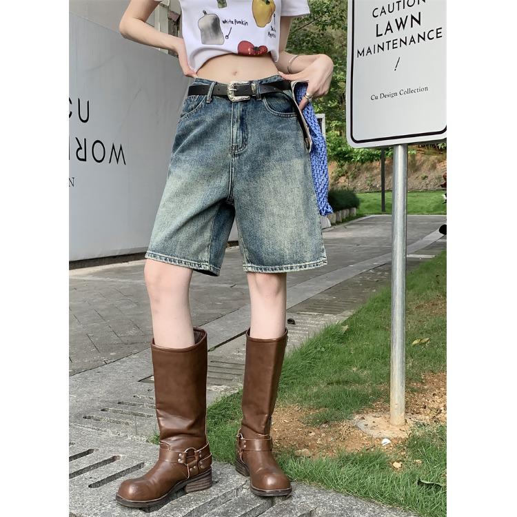 2025 Women's High-Waist Slimming Wide-Leg Summer Shorts with Unique Slim Fit Design