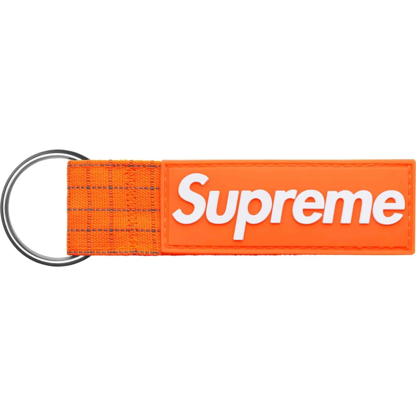 Supreme Ripstop Keychain Orange One-Size