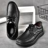 Fashion Retro Style Outdoor Casual Shoes New Arrival Mens Lace Up Oxford Shoes Versatile Walking Sneakers Non-Slip Man Hiking Footwear