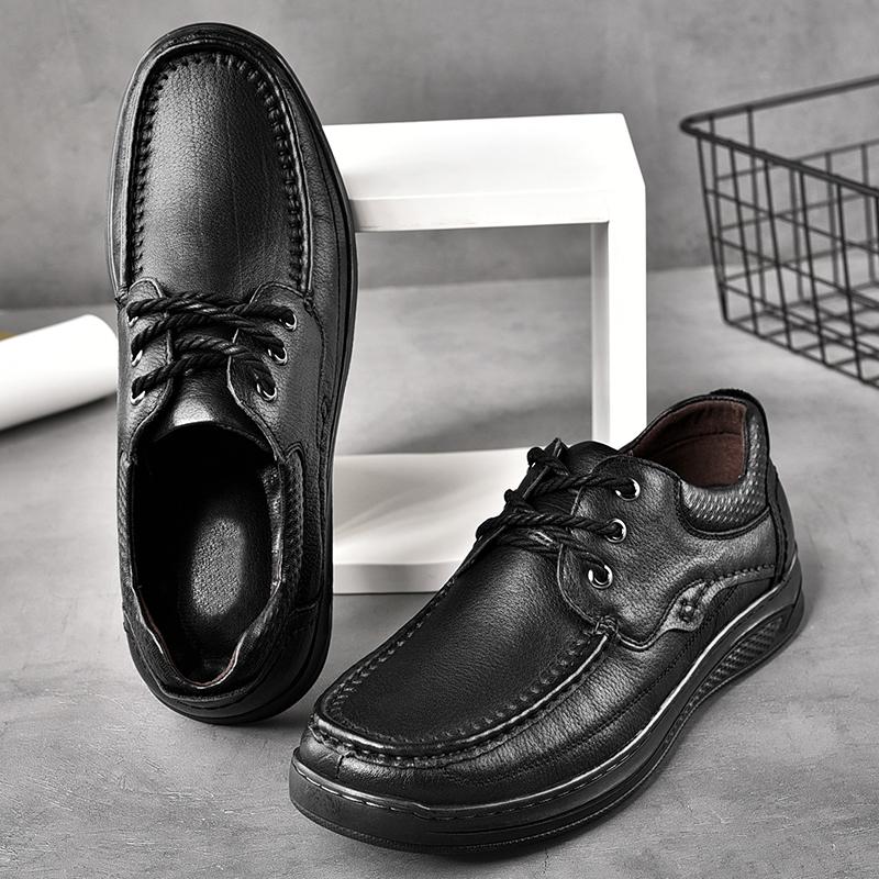 Fashion Retro Style Outdoor Casual Shoes New Arrival Mens Lace Up Oxford Shoes Versatile Walking Sneakers Non-Slip Man Hiking Footwear