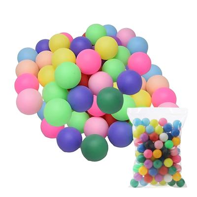 HAPPY SUGAR Ping Pong Table Tennis Orange Plastic Colored Plain Practice Large Decoration 50 Balls, Balls, Balls, Balls, Balls, Capacity, Lottery,