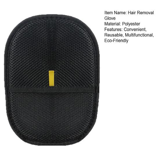 1Pc Pet Hair Removal Glove Reusable Static Hair Remover Mitt Grooming Glove for Dogs Cats Gentle On Sofas Sheets Car Seats