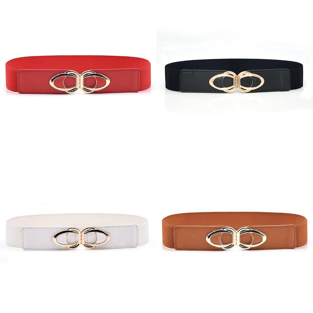 Canvas Elegant Fashion Waist Belt With Alloy Buckle For Women Office Casual