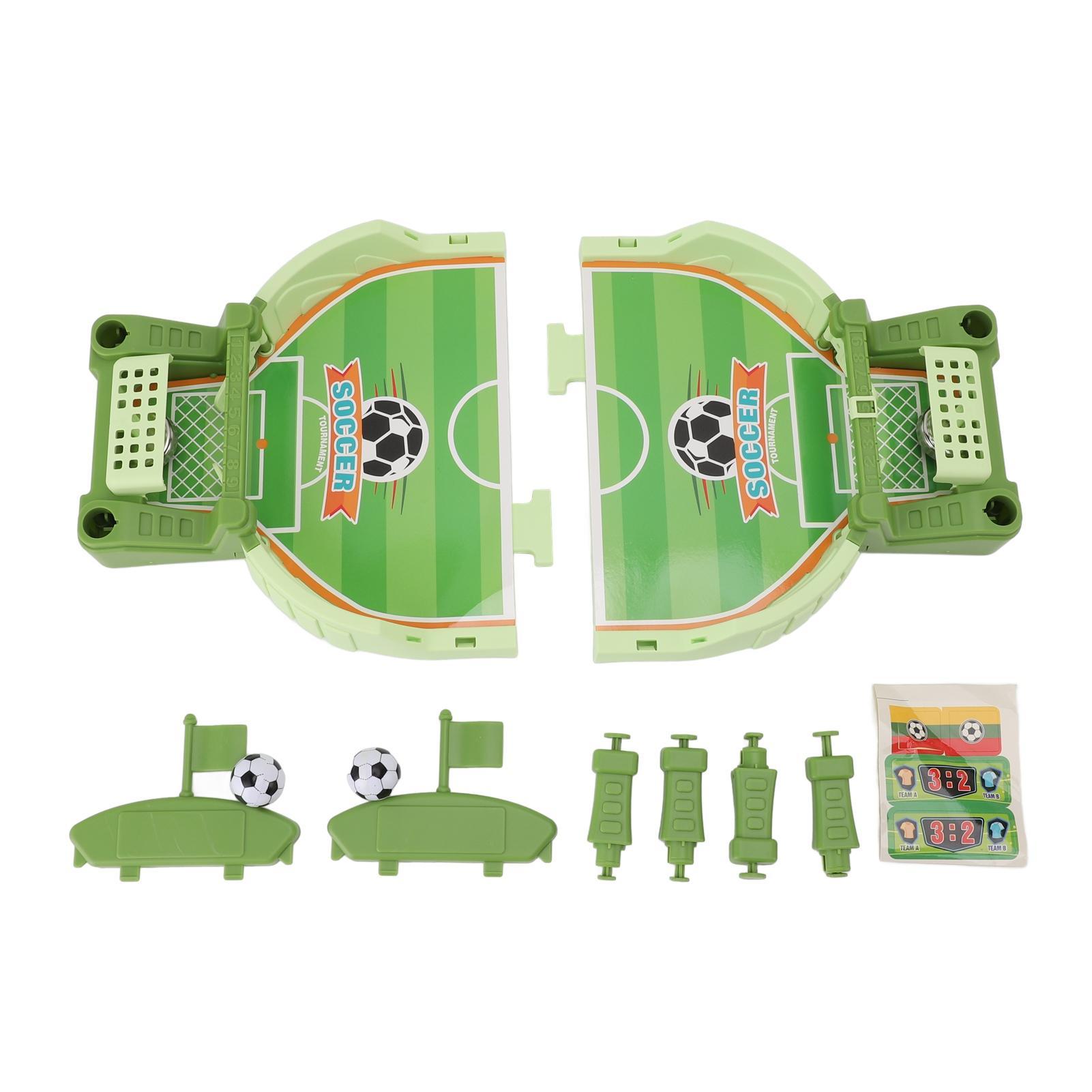

Two Player Tabletop Game Finger Soccer Table Game Parent and Children Interactive Football Puzzle зелёный
