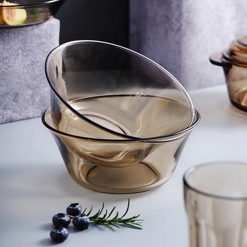 Adneny Hitzebeständige Glas-Servierschüssel